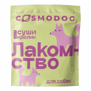 ЛАКОМСТВО ДЛЯ СОБАК СУШИ ИЗ КРОЛИКА 400г
