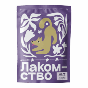 ЛАКОМСТВО ДЛЯ СОБАК МАЛЕНЬКАЯ УТИНАЯ КОСТОЧКА 100 г (Копировать)